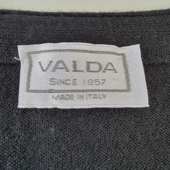 Euc valda black buttonfront cardigan size medium - Picture 4 of 9